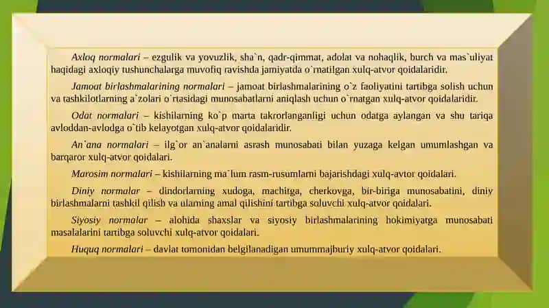 IJTIMOIY NORMALAR TIZIMI 3