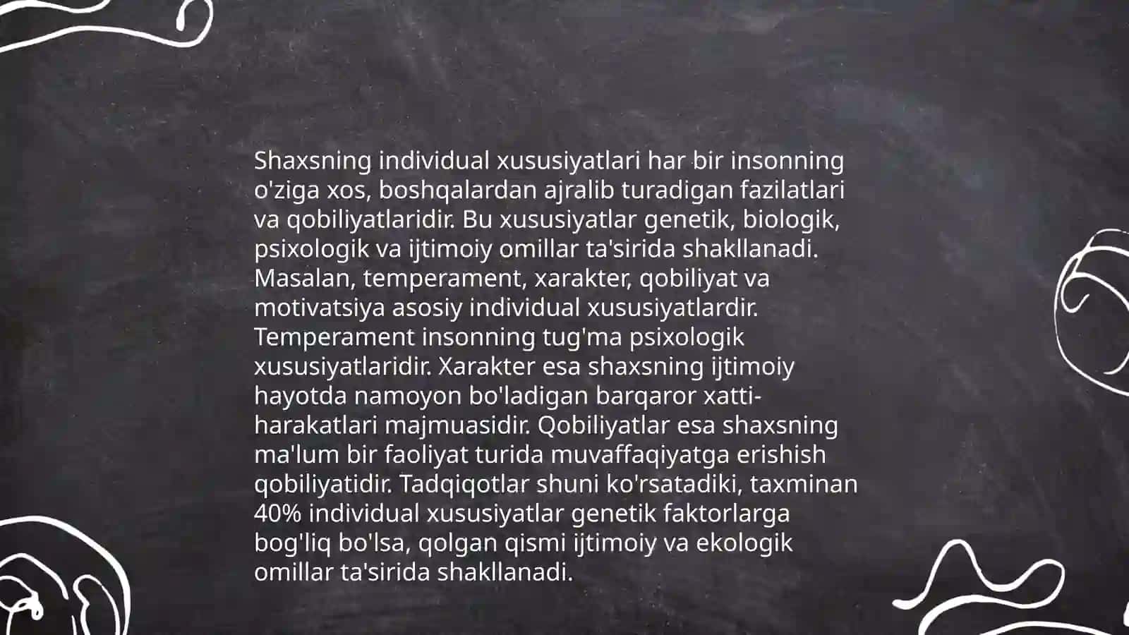 Pisixologiyadan shaxs 3