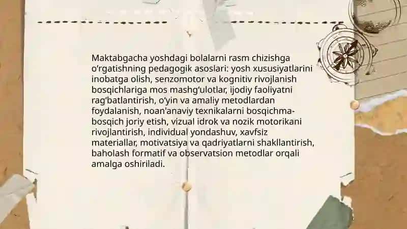 Maktabgacha yoshdagi bolalarni rasm chizishga oʻrgatishning pedagogik asoslari 3