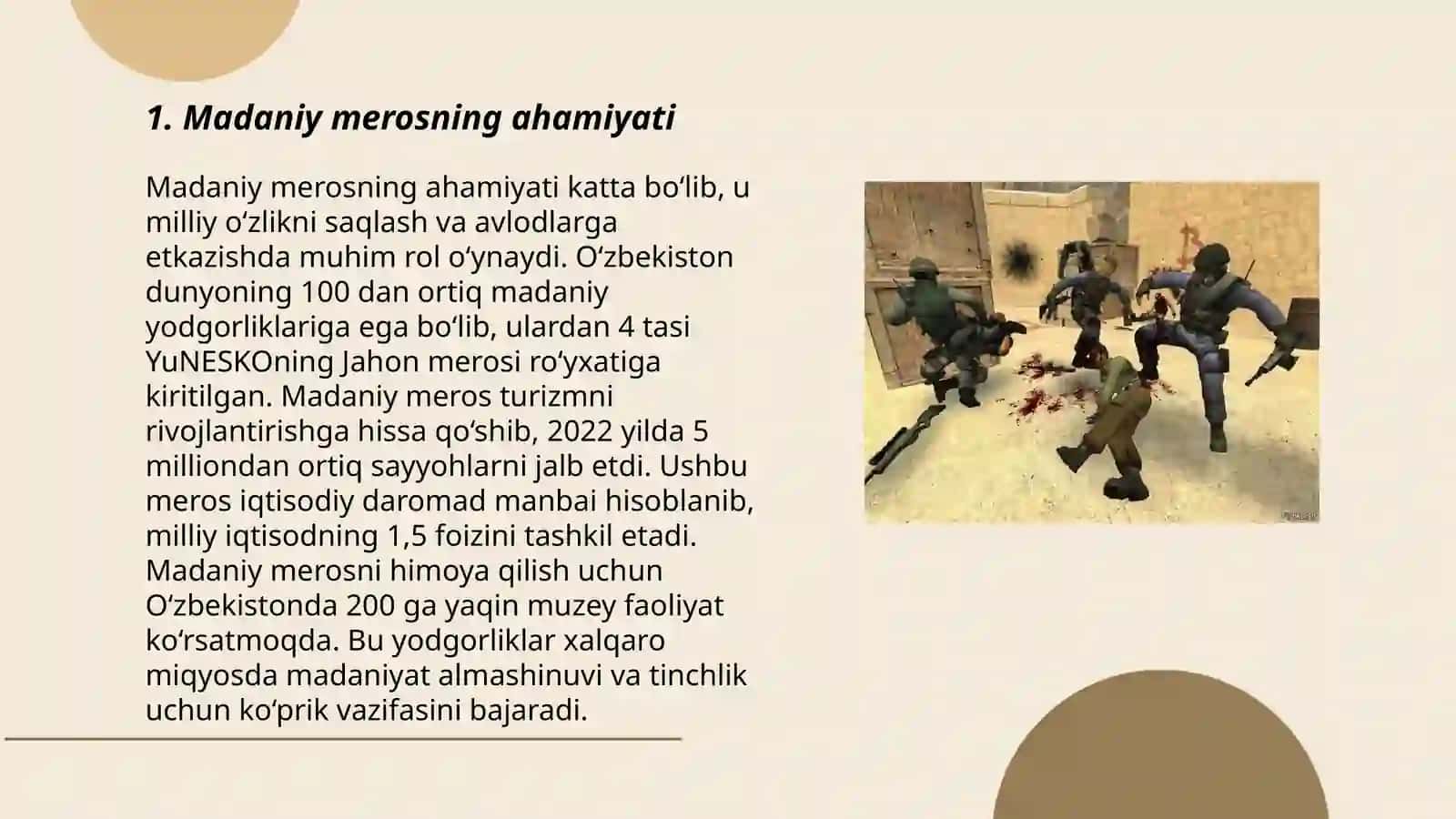 Madaniyat taraqqiyotida vorislik.Madaniy meros tushunchasi 3