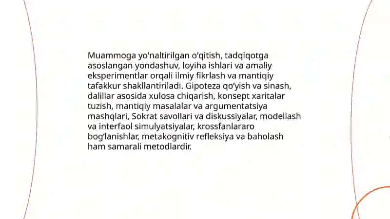Oʻquvchilarni ilmiy dunyo qarashini shakillantirish 3