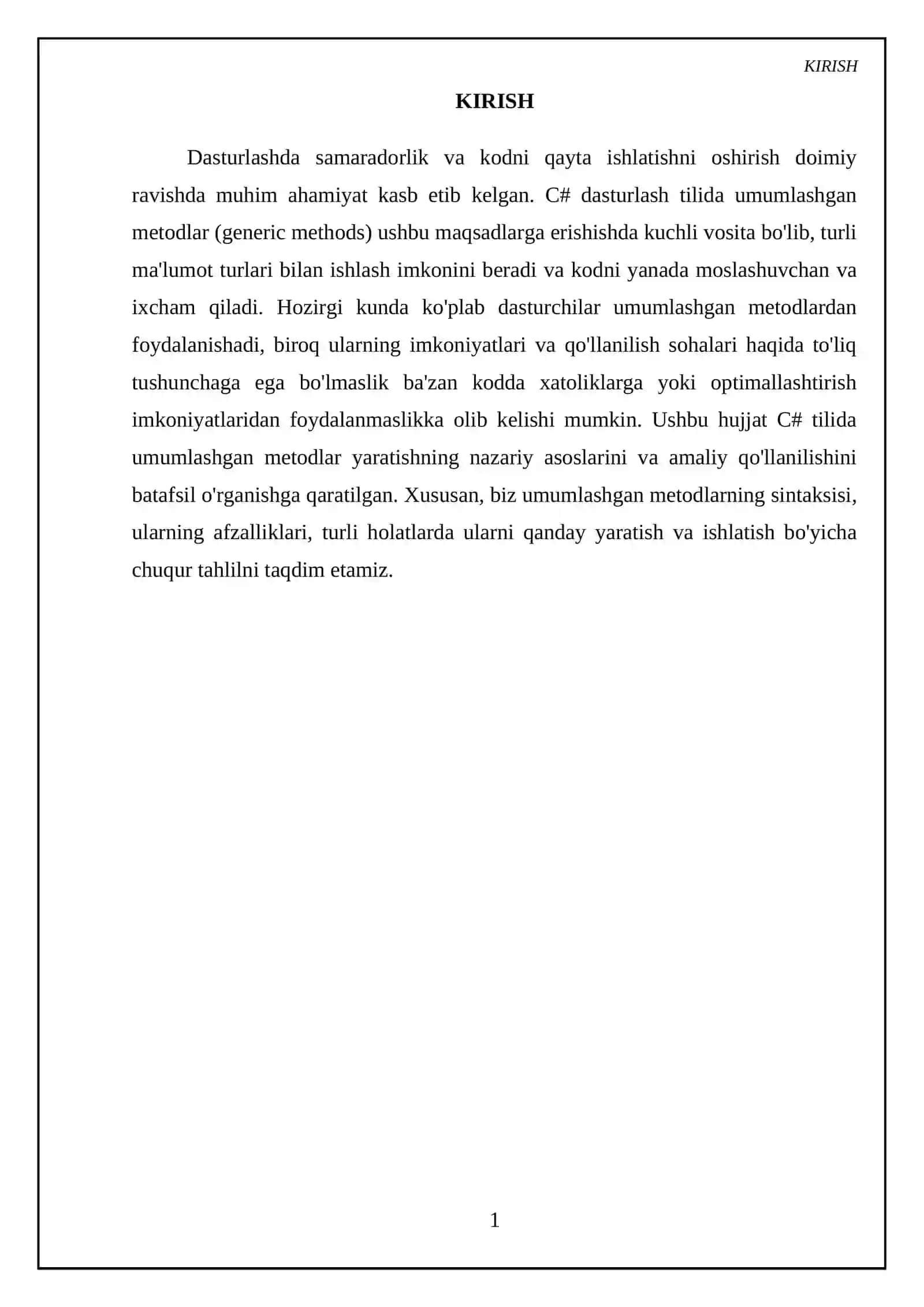 C# dasturlash tilida umumlashgan metodlar yaratish 3