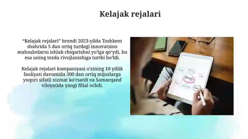 Kelajak rejalari 3