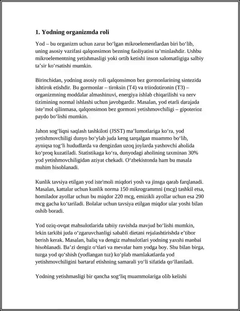 ORGANIZMDA YOD TANQISLIGI 3