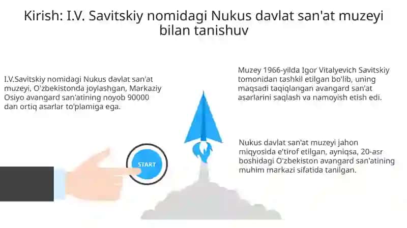 İ.V Savitskiy nomidagi Nukus davlat sanʼat muzeyiga sayohat (onlayn) 3