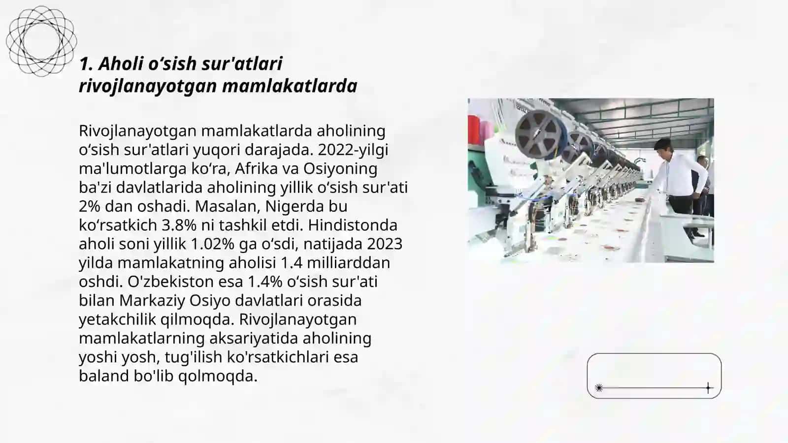 Rivojlangan mamlakatlarda aholi va mehnat bozori koʻrsatgichlari tahlili 3
