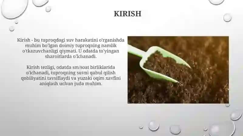 Tuproqningsuvxossasi 3
