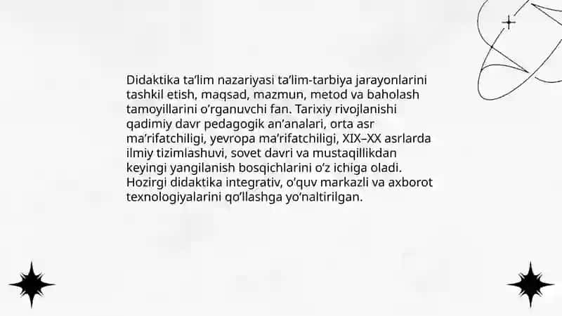 Didaktika taʼlim nazariyasi sifatida 3