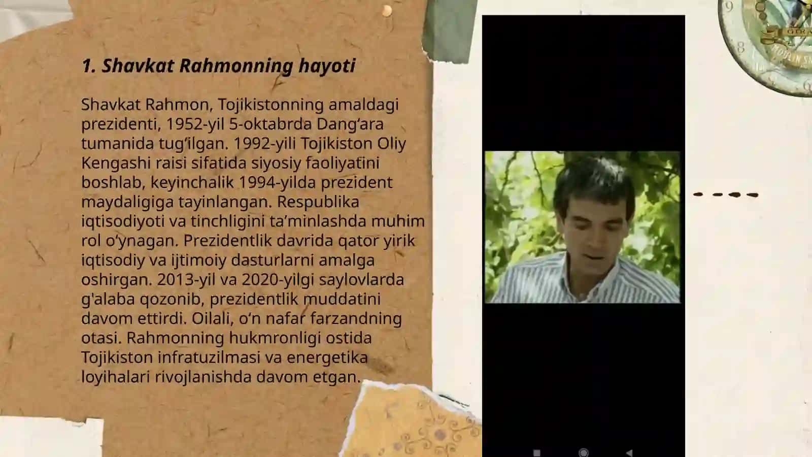 Shavkat Rahmonning hayoti 3