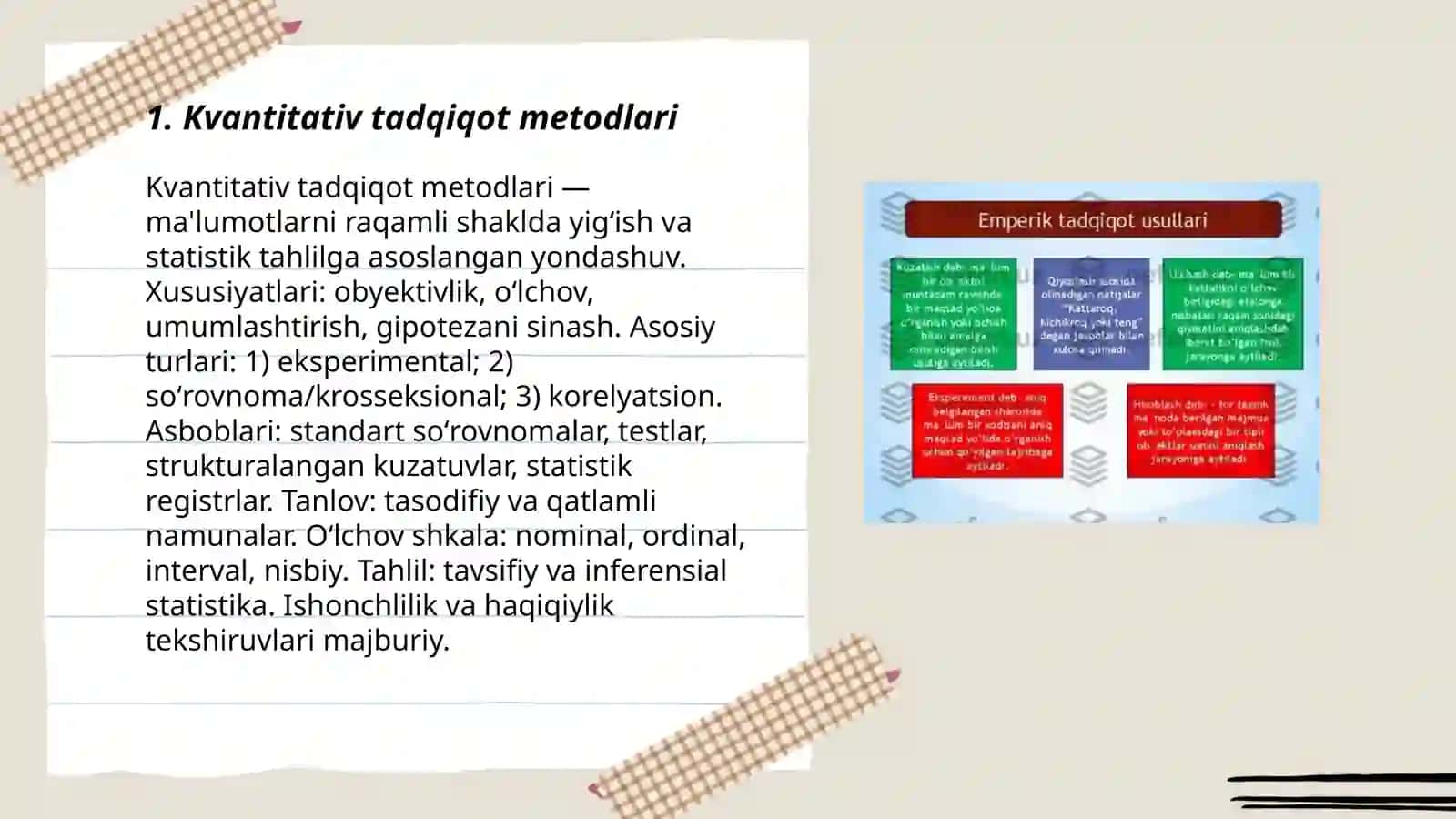 Kvantitativ tadqiqot metodlari 3