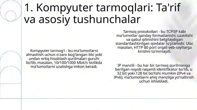 Kompyuter Tarmoqlari 3