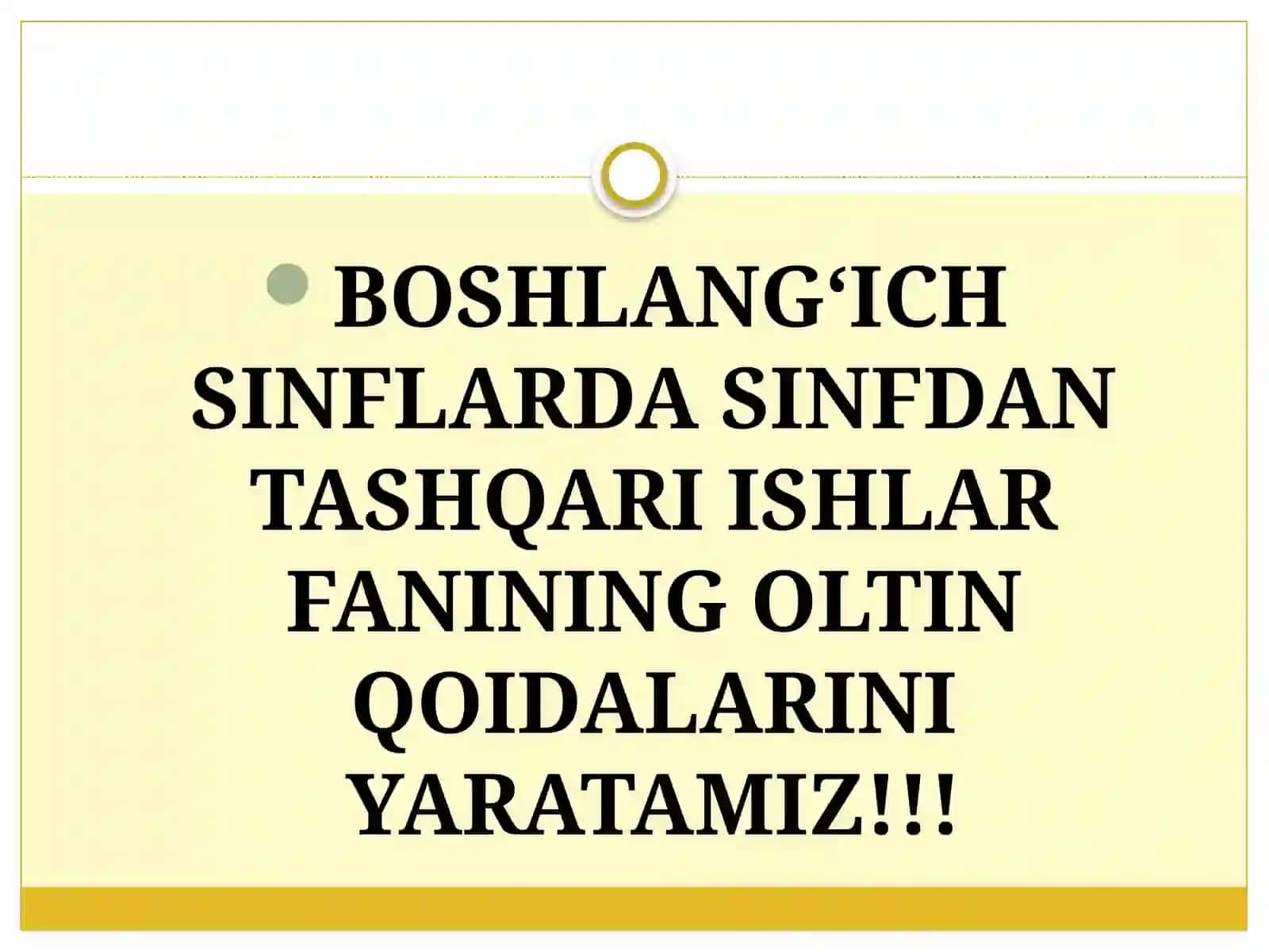 Boshlang‘ich sinflarda sinfdan tashqari ishlar 3
