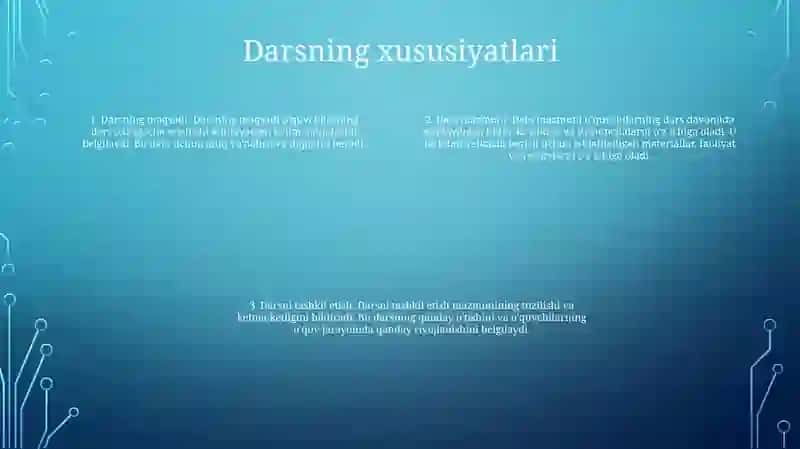 Dars -Talim Jarayonini Tashkil Etishning Eng Asosiy Shakllari 3