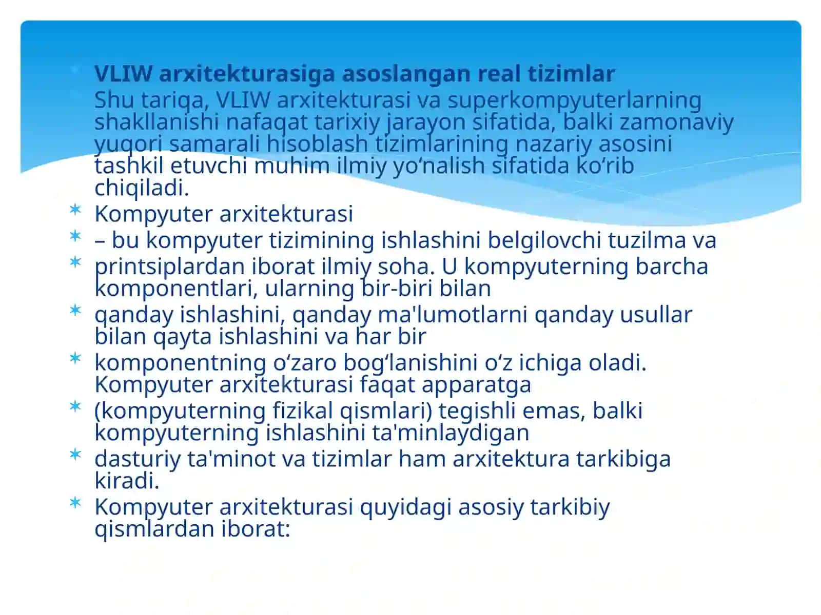 Kompyuter arxitekturalarining taraqqiyoti va samaradorlik muammosi 3
