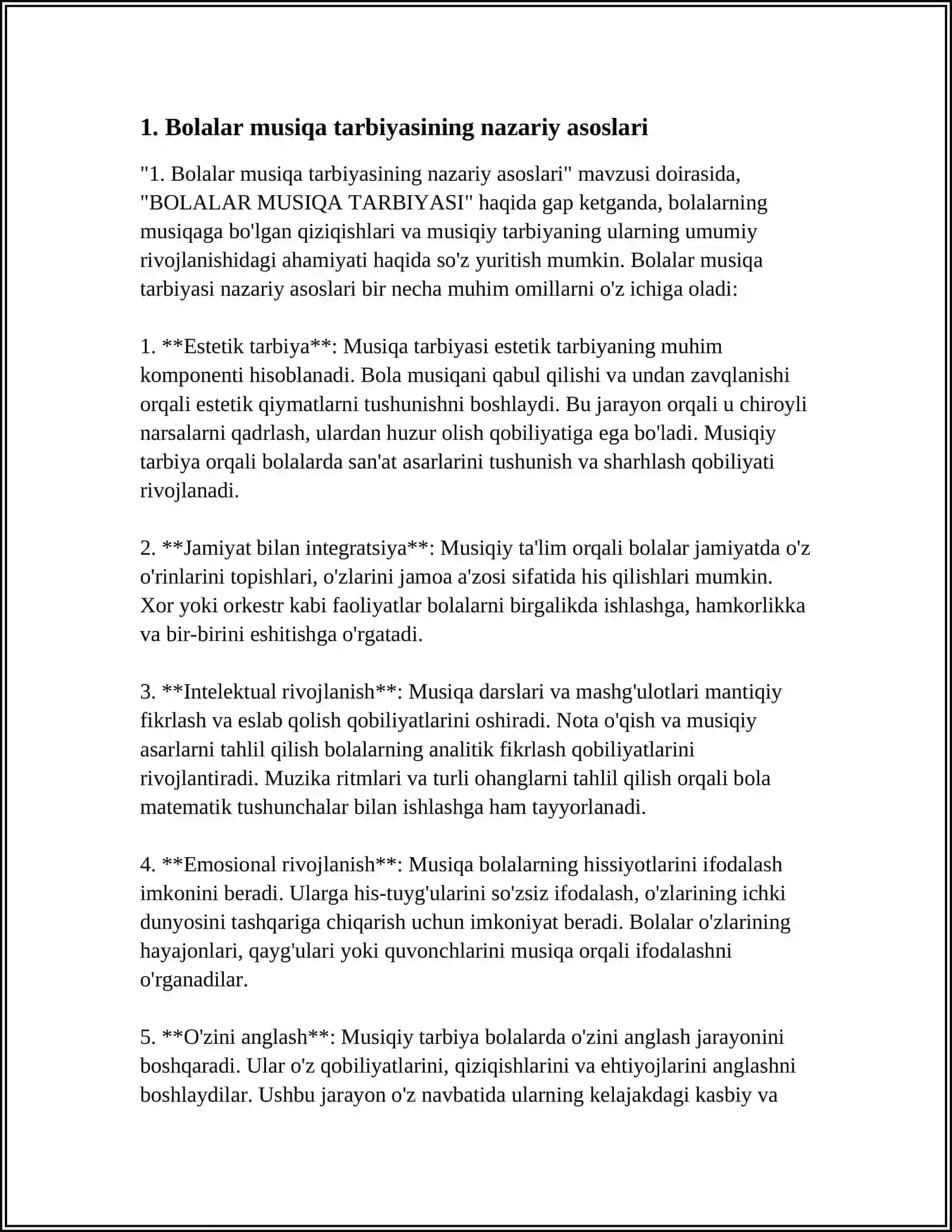 Bolalar musiqa tarbiyasi 3
