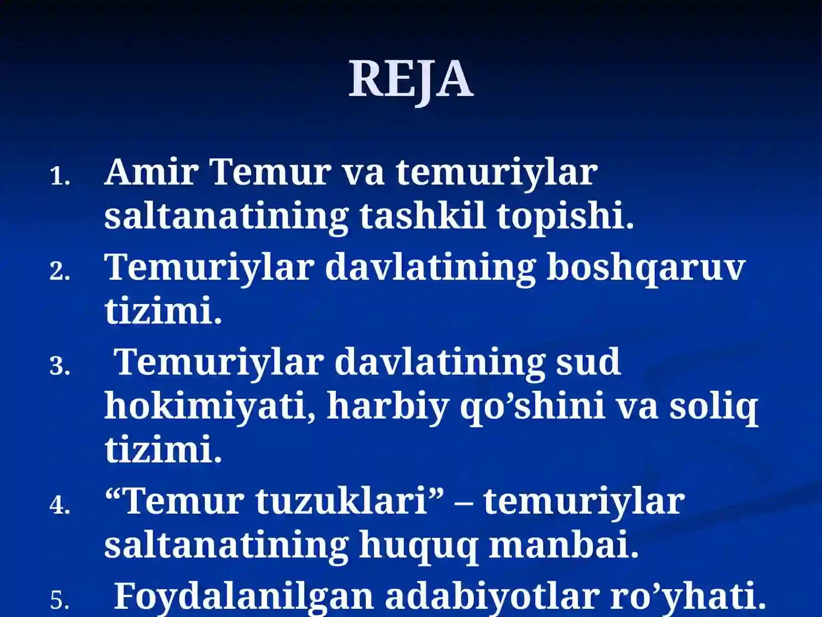 AMIR TEMUR VA TEMURIYLARIMPERIYASI DAVLATI VA HUQUQI 3