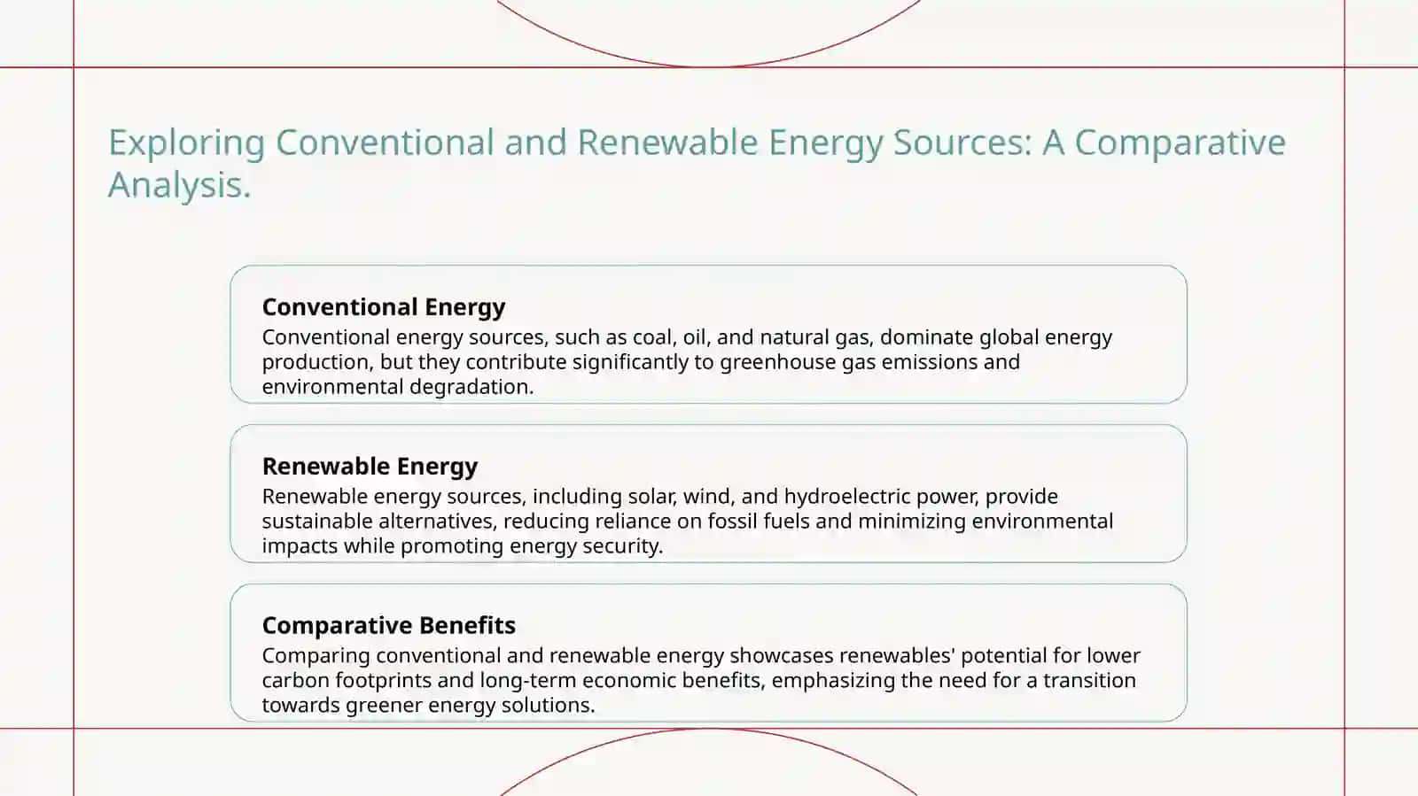 Exploring Conventional and Renewable Energy Sources: A Comparative Analysis 3
