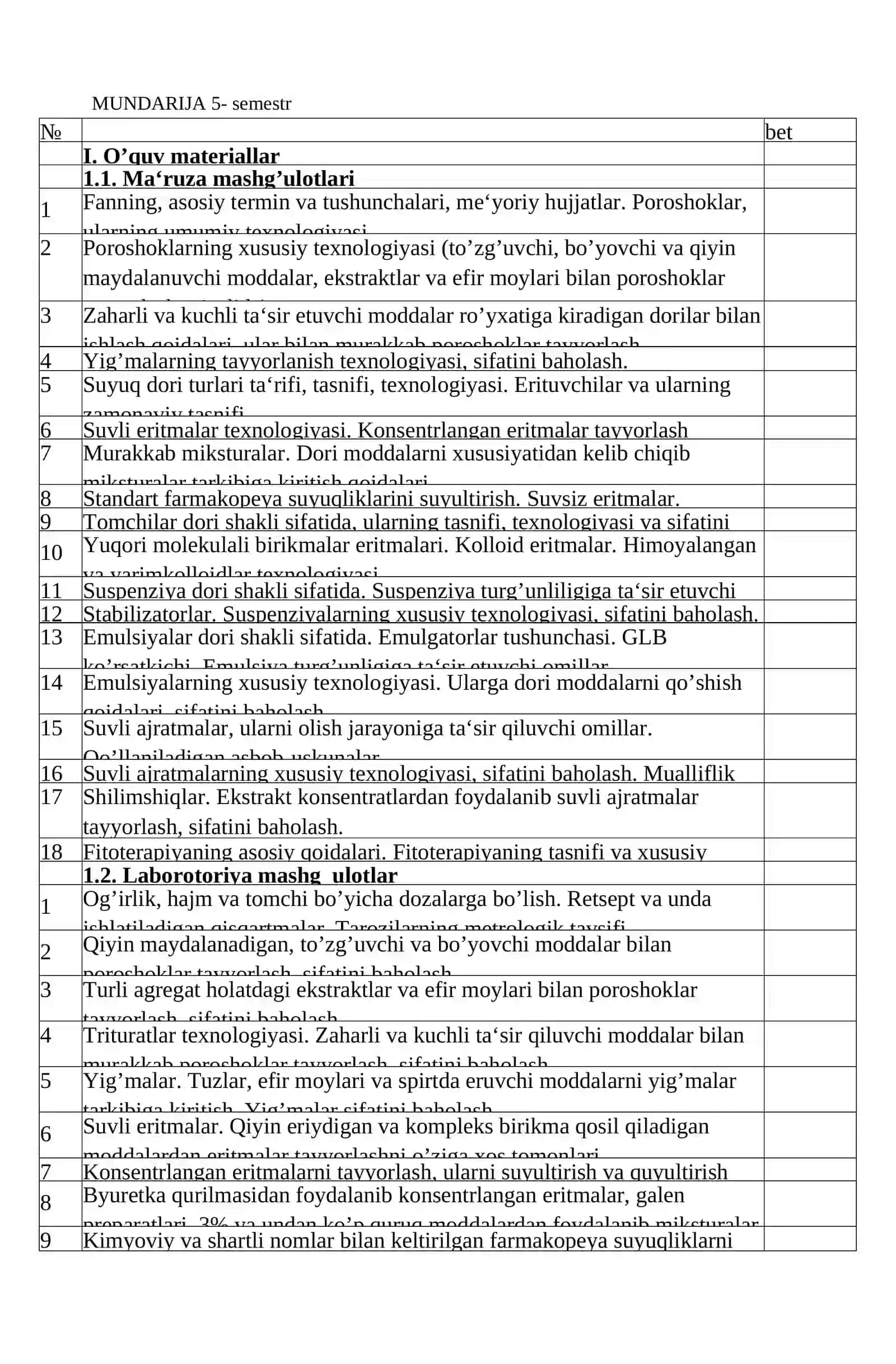 Микстуралар ва ичиш учун мулжалланган суюк эритмалар 3