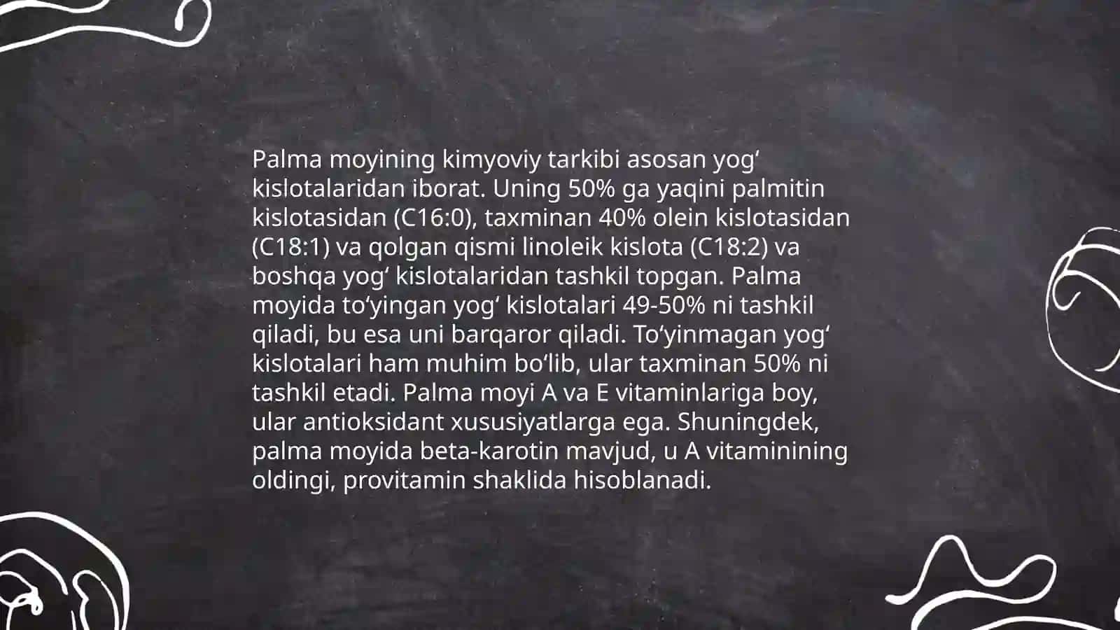 Palma moyi tavsifi va qo'llanilish sohalari 3