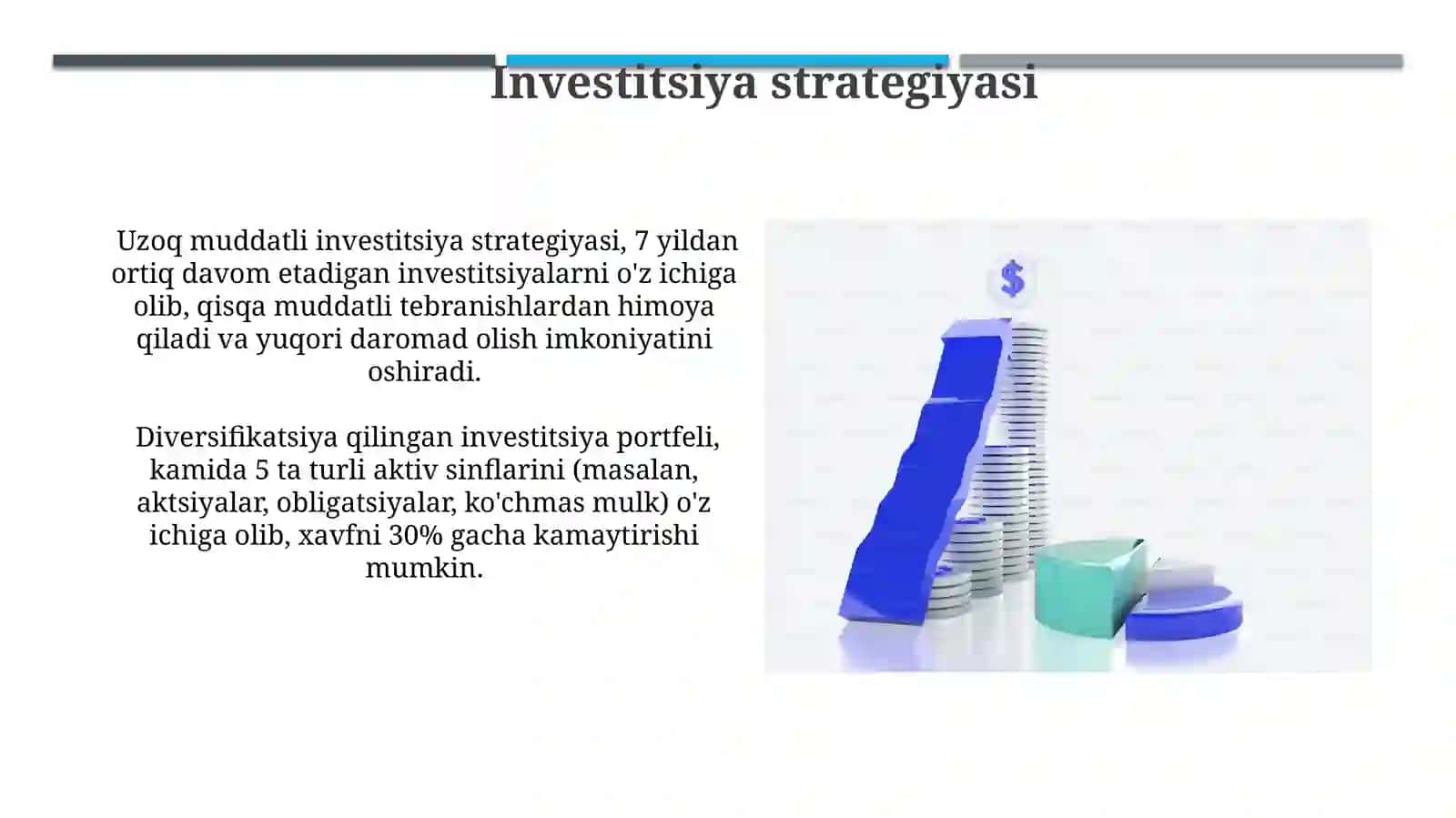 Investitsiya va investitsiya tahlil 3