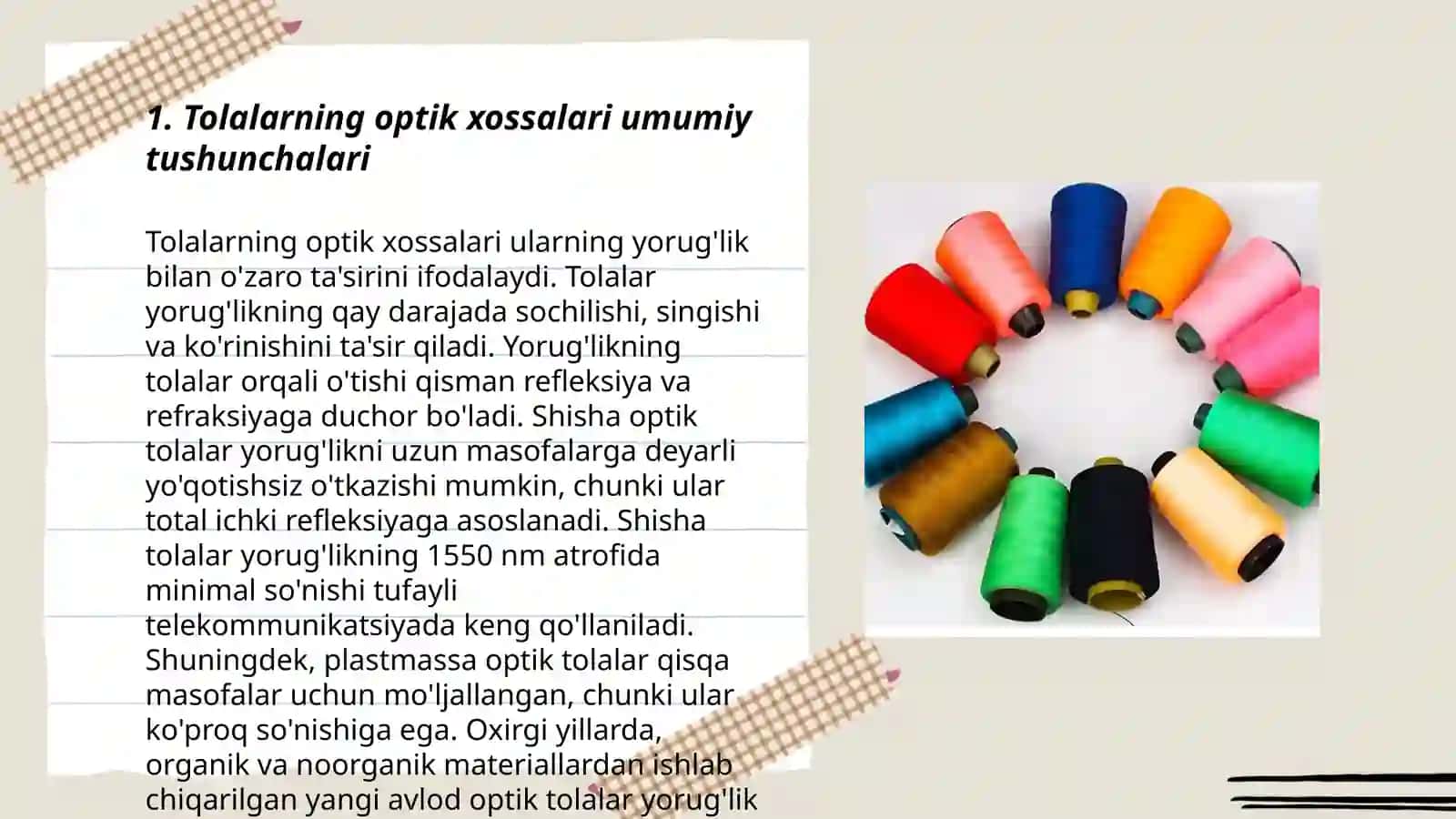 Tolalarning optik xossalari 3