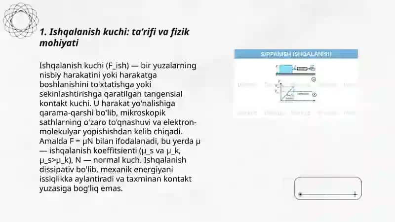 Ishqalanish kuchlari va uning turlari 3