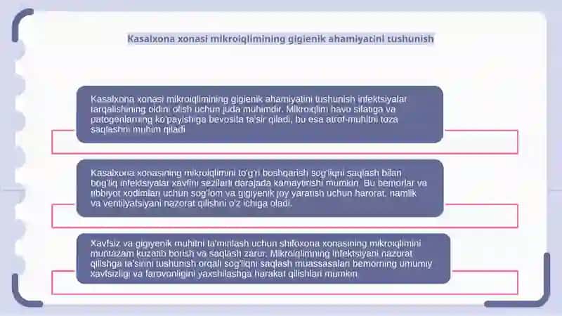 Kasalxonaxonalarining mikroiqlimni o‘rganish va baholash 3