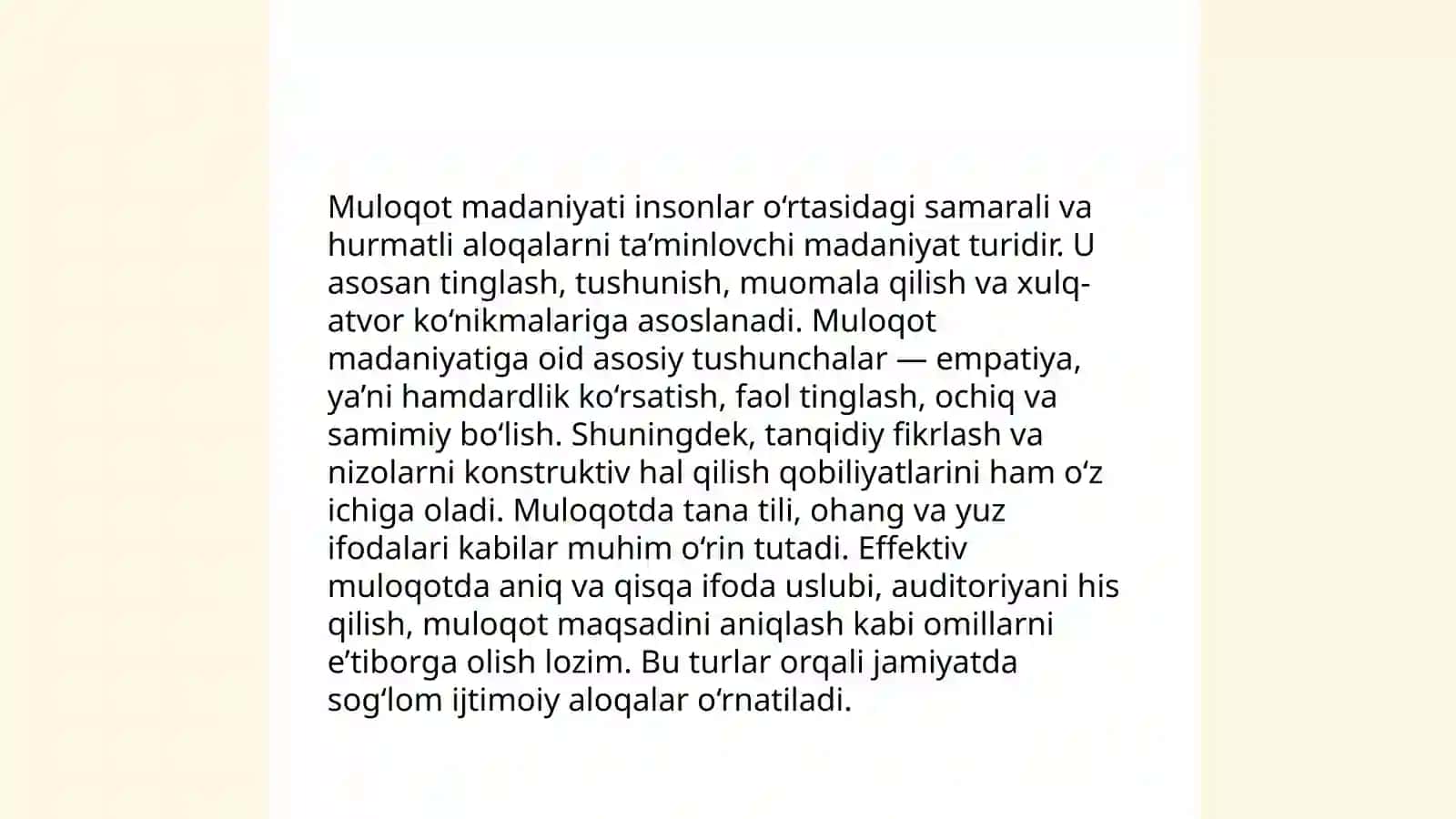 Tarbiyachining faoliyatida muloqot madaniyati va psixalogiyasi gʻoyalari 3