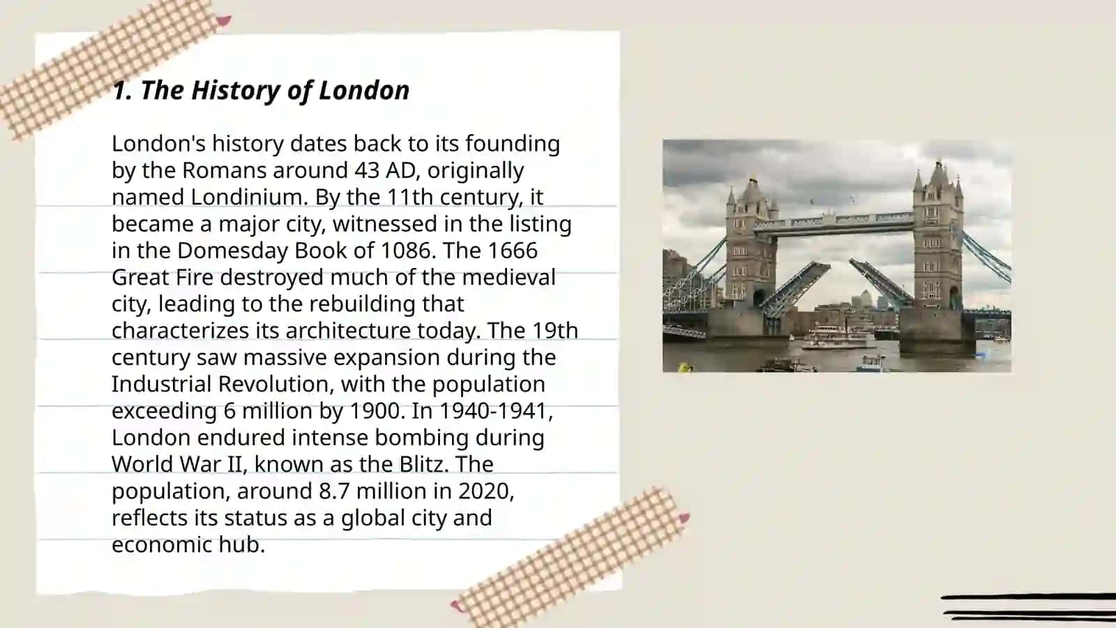 London haqida ingilizcha 3