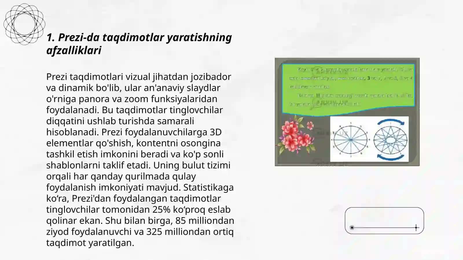 Zamonaviy taqdimot yaratish dasturlari(prezi) 3