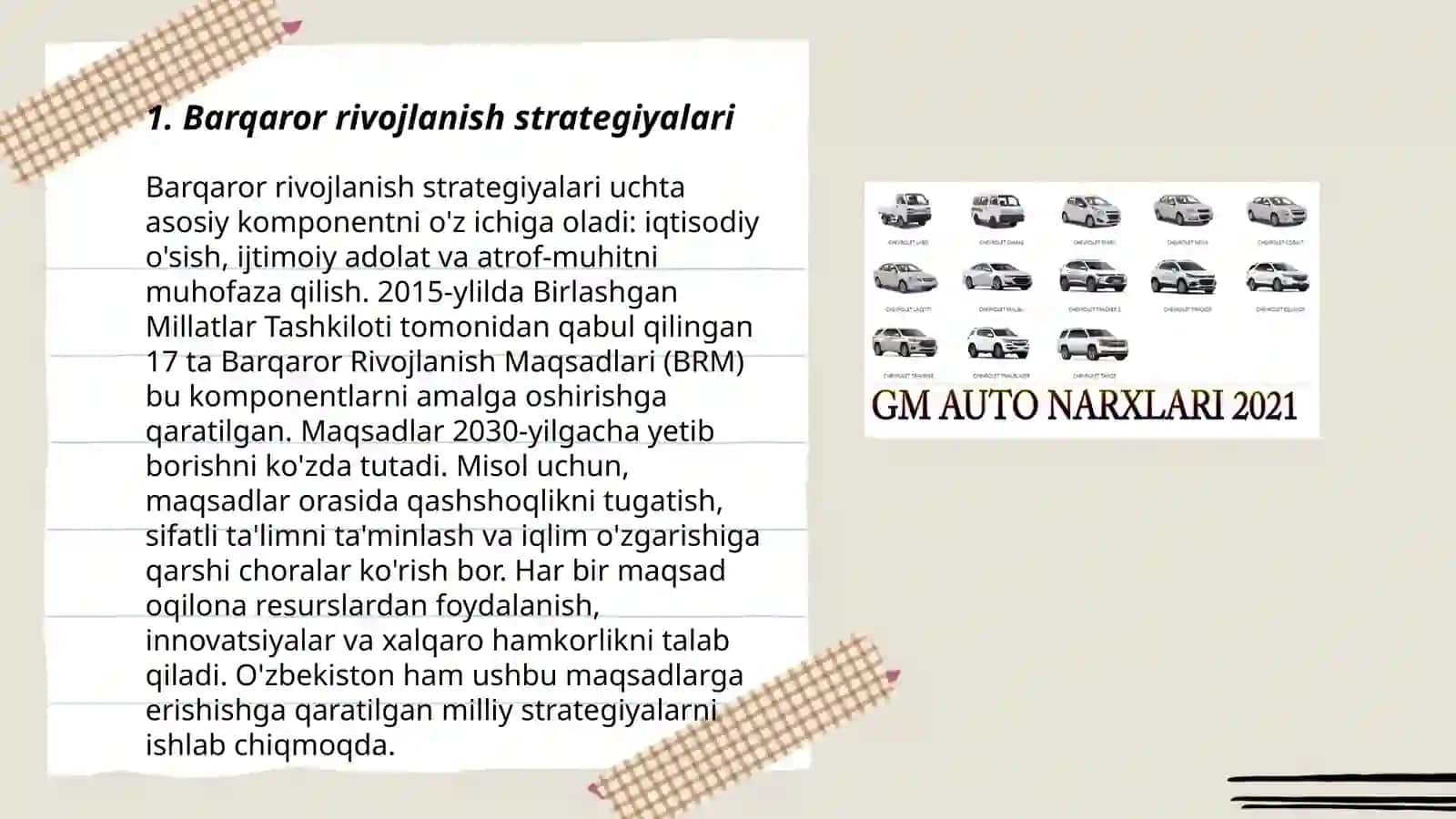 Barqaror rivojlanish strategiyalari 3