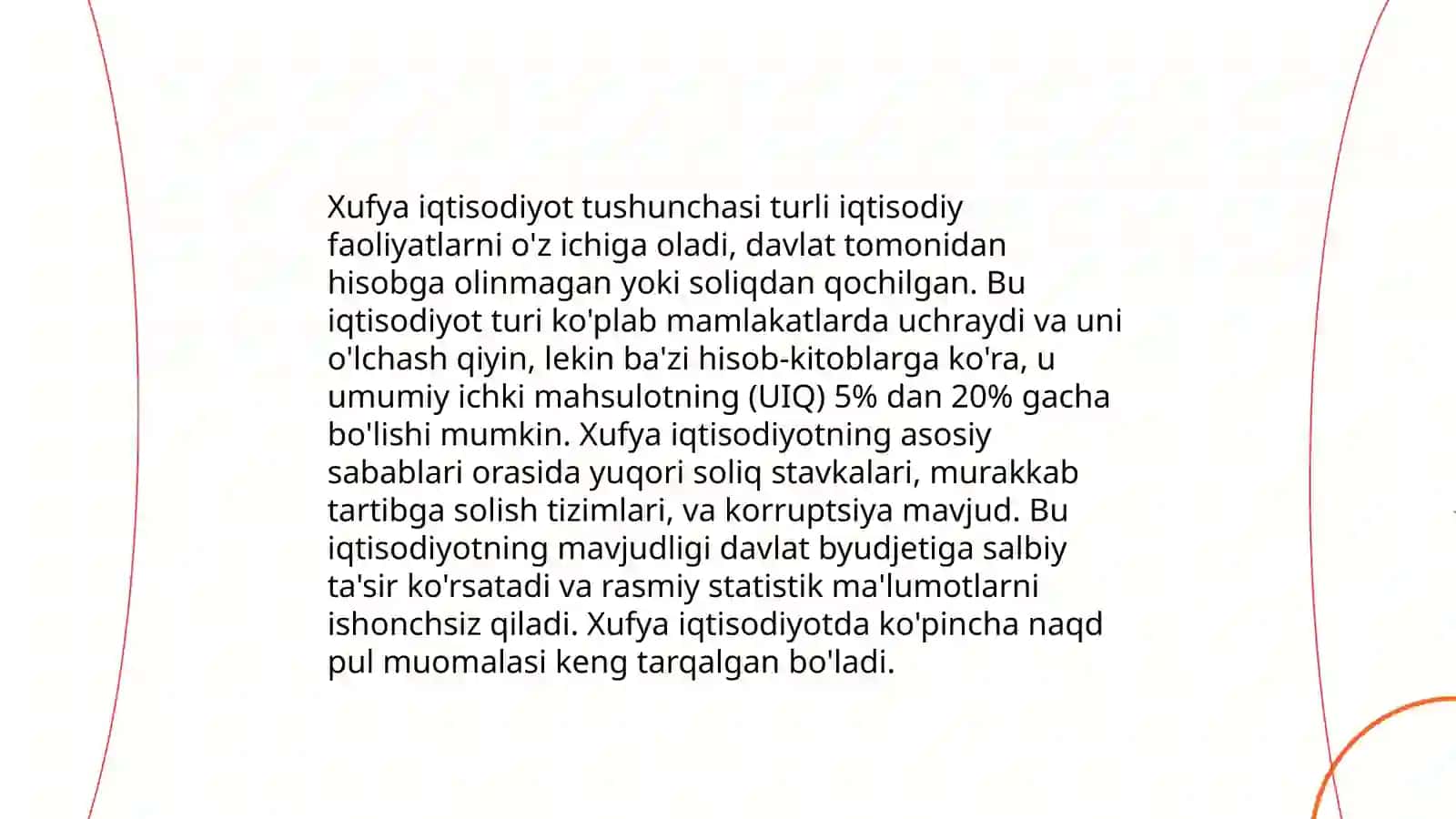 Xufya iqtisodiyot tizimida xufya iqtisodiyotning o‘rni va funksiyalari 3