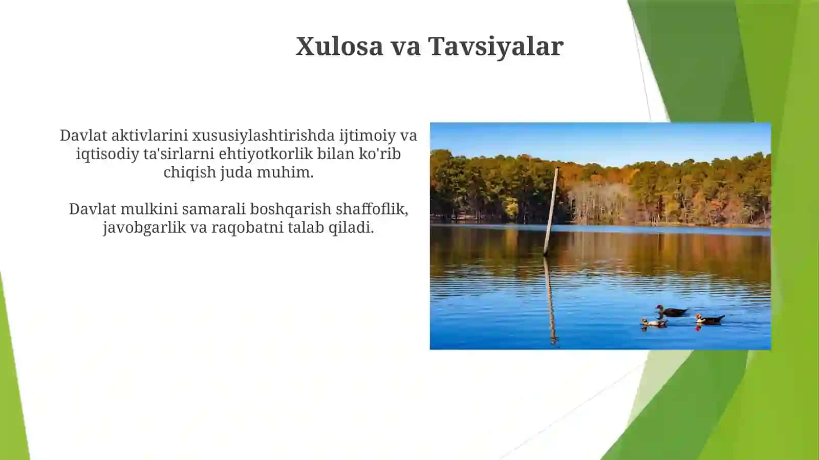 Davlatning mulkini xususiylashtirish va boshqarish siyosati 3