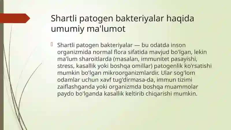 Shartlipatogen bakteriyalar haqida umumiy ma'lumot 3
