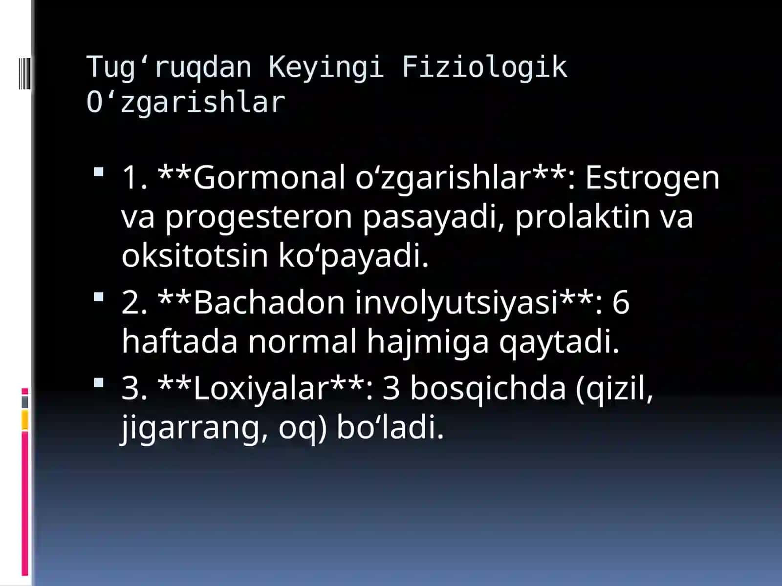 Fiziologik Tug‘ruqdan Keyingi Davr, Olib Borish Takitikasi va Ko‘krak Suti Bilan Emizish 3