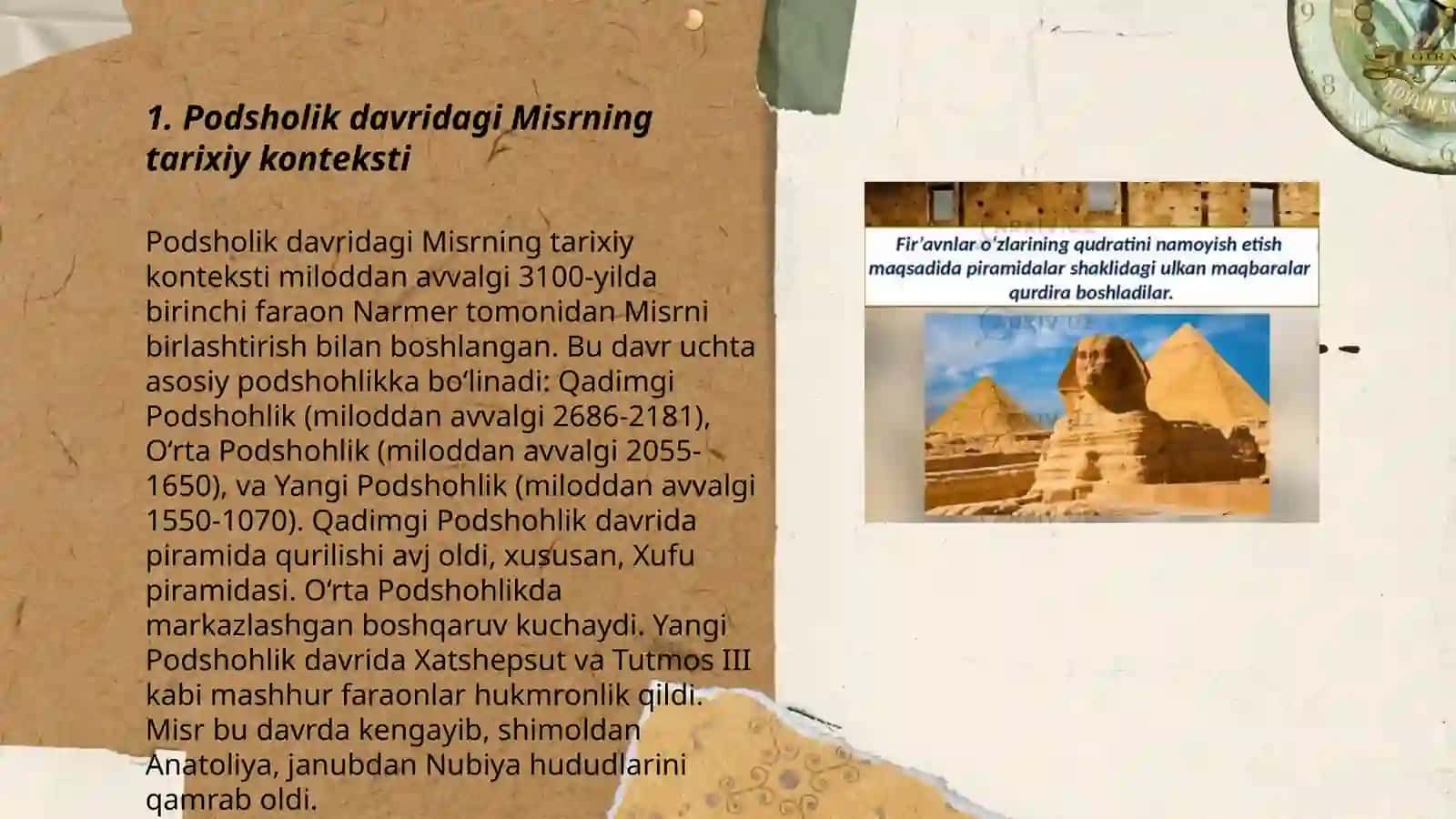 ‘rta podsholik davrida Misr 3