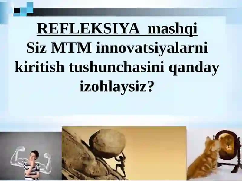 REFLEKSIYA mashqi 3
