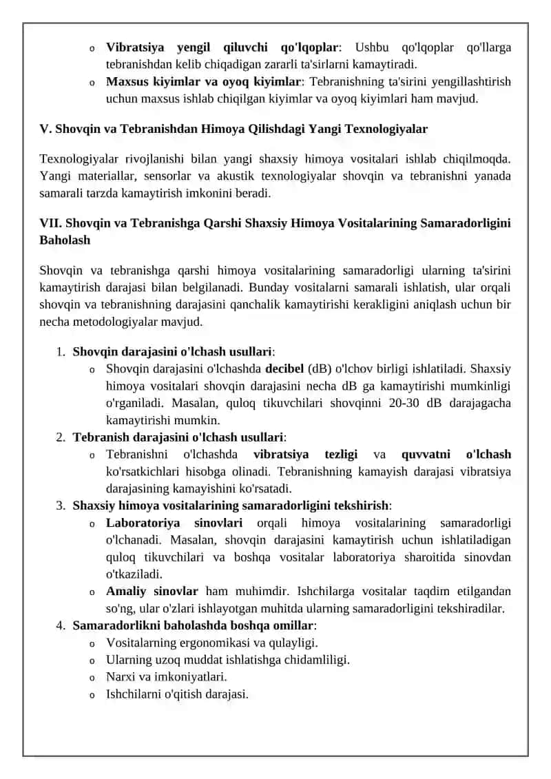 Shovqin va tebranihsga qarshi shaxsiy ximoya vositalari 3