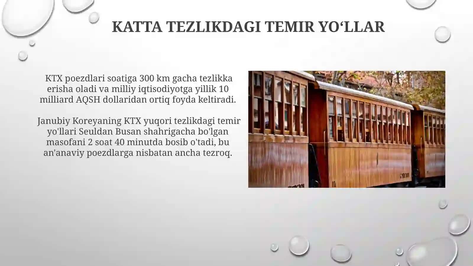 Janubiy Koreya Temir Yoʻllarining Kelajagi 3