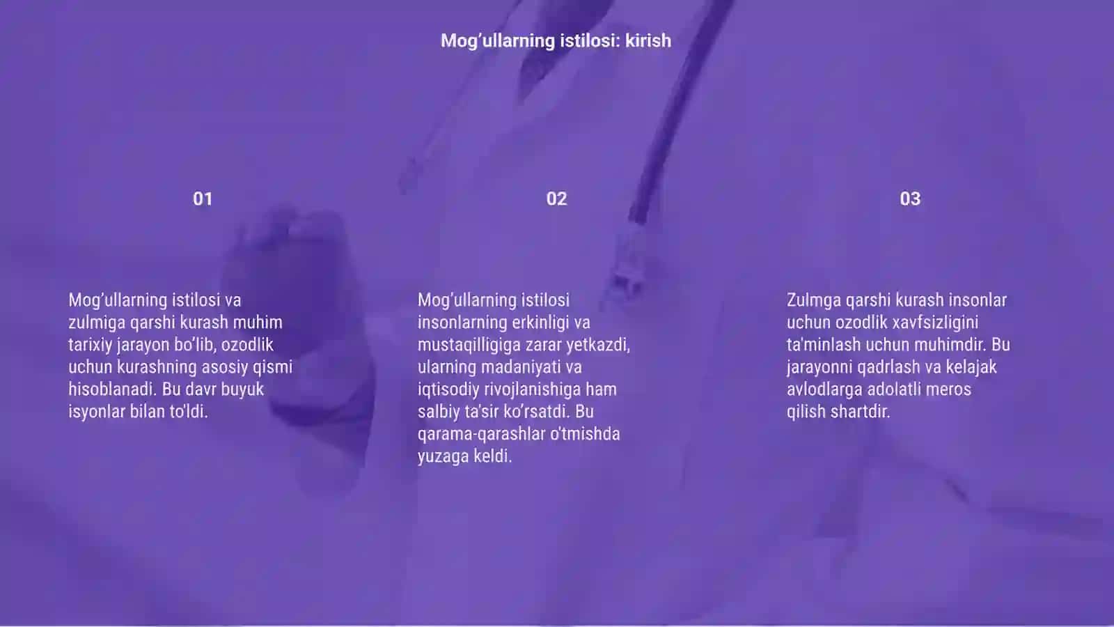 Mog’ullarning istilosi va zulmiga qarshi kurash 3