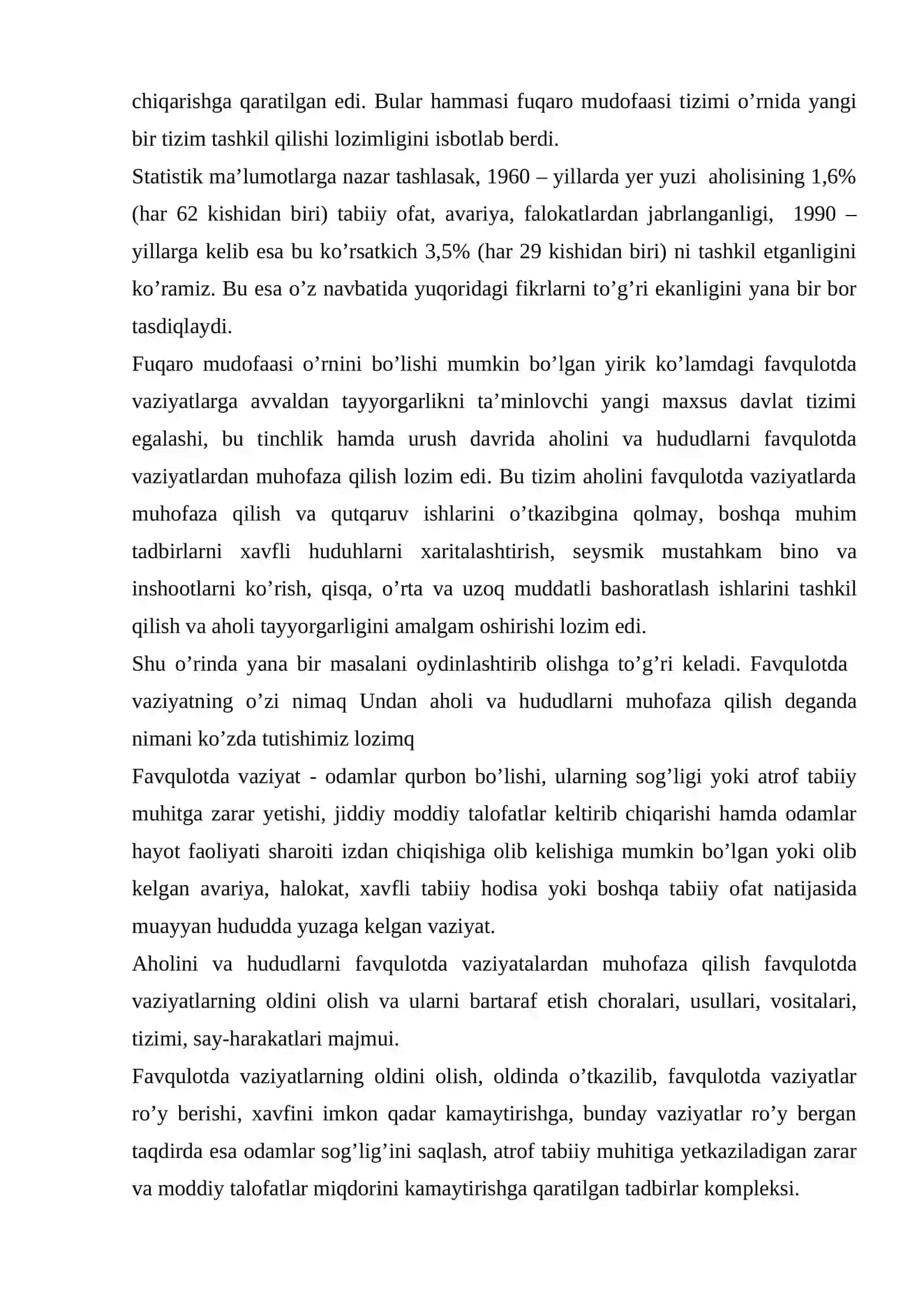 O`zabekiston Respublikasida fuqaro muhofazasining roli va vazifalari 3