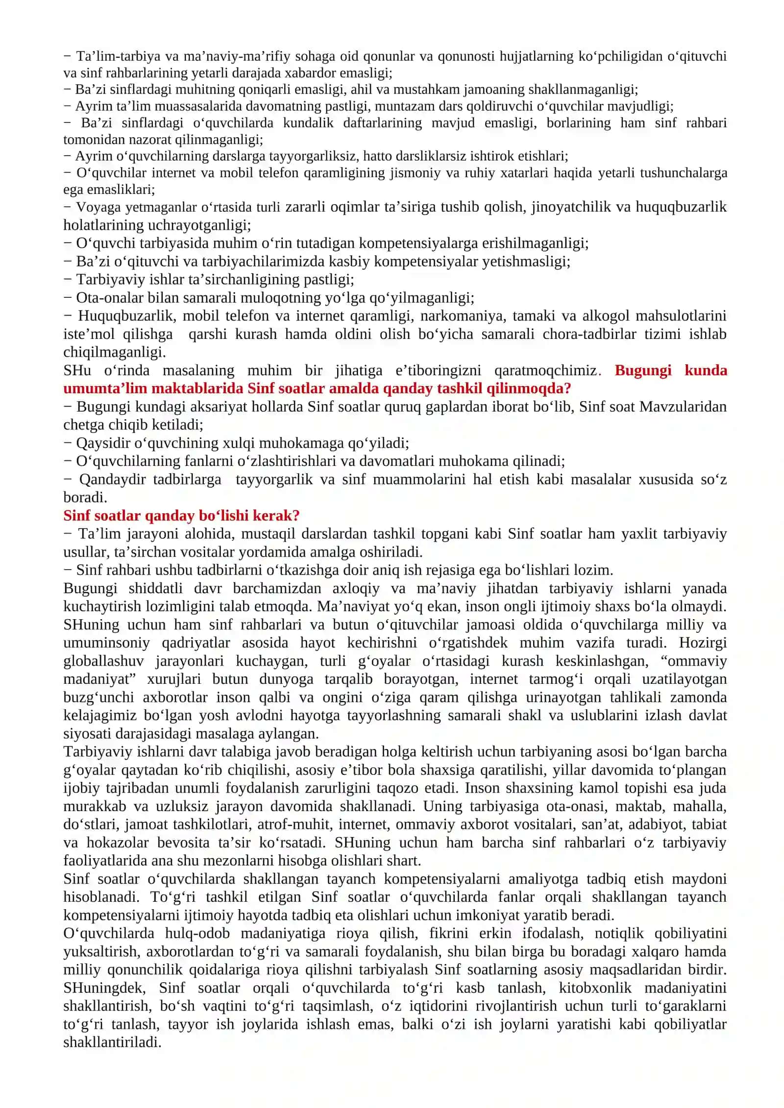 3-sinf sinf soati ish reja va konspekti 3