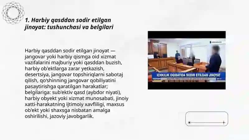 Harbiy qasddan sodir etilgan jinoyat: tushunchasi va belgilari 3