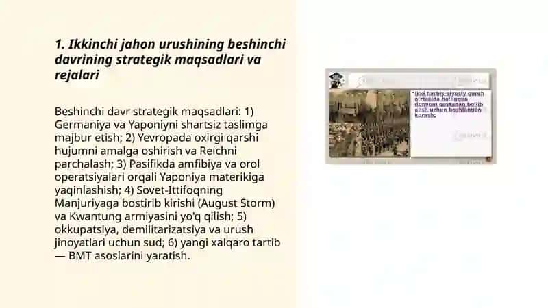 Manjuriya aperatsiyasi ikkinchi jahon urushining harbiy siyosiy natijalari 3