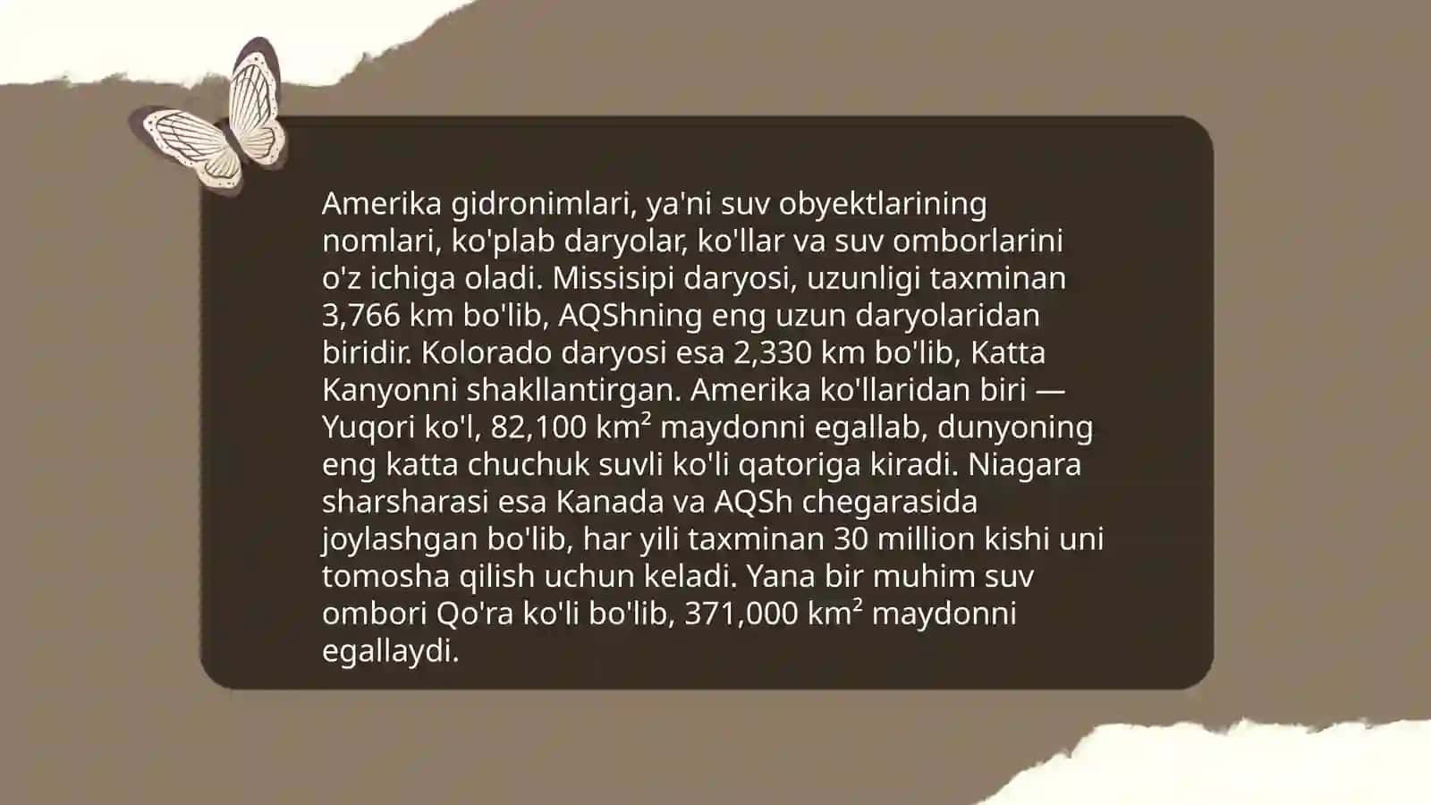 Har bir materik gidronimlari 3