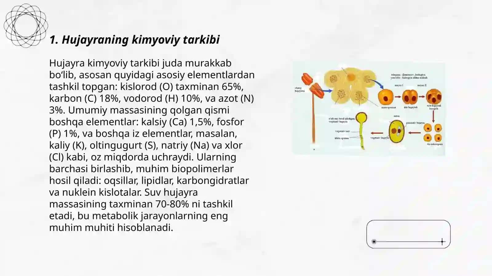 Hujayraning kimyoviy tarkibi 3