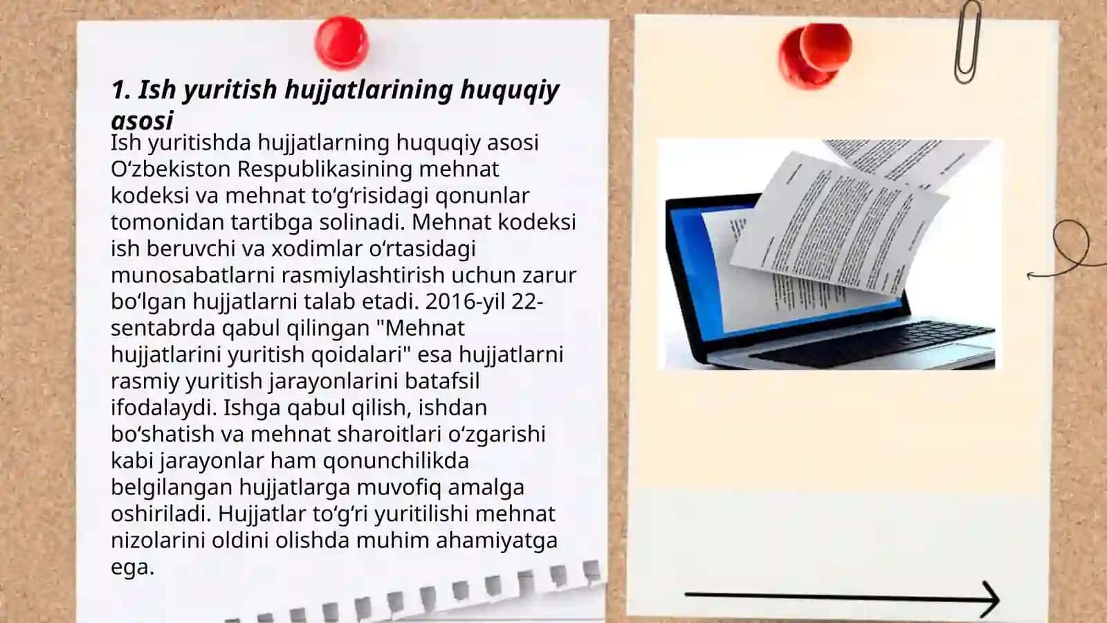 Ish yuritish hujjatlaridan namunalar tayyorlash 3
