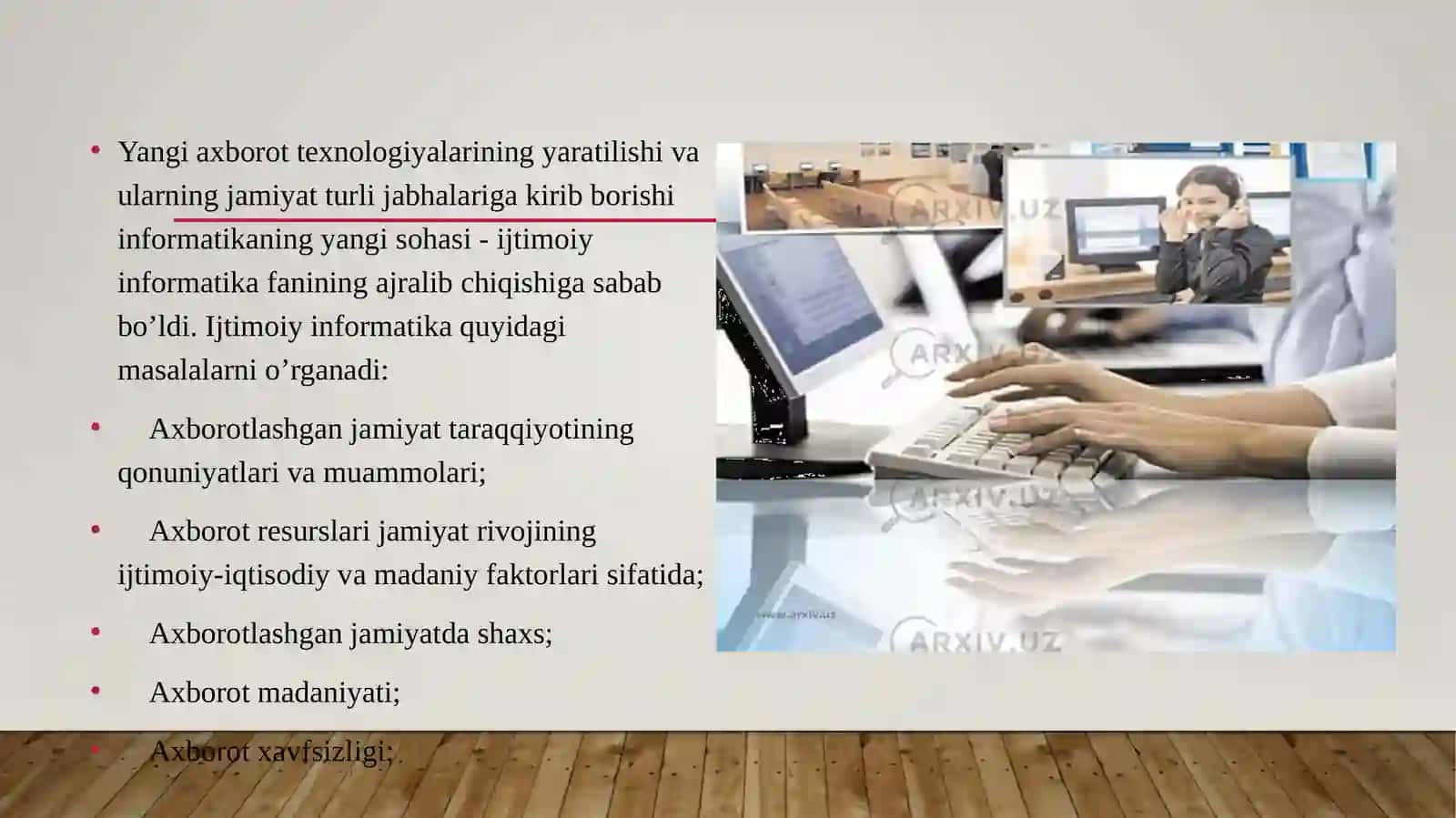 Axborot makoni insoniyat va jamiyat taraqqiyoti 3