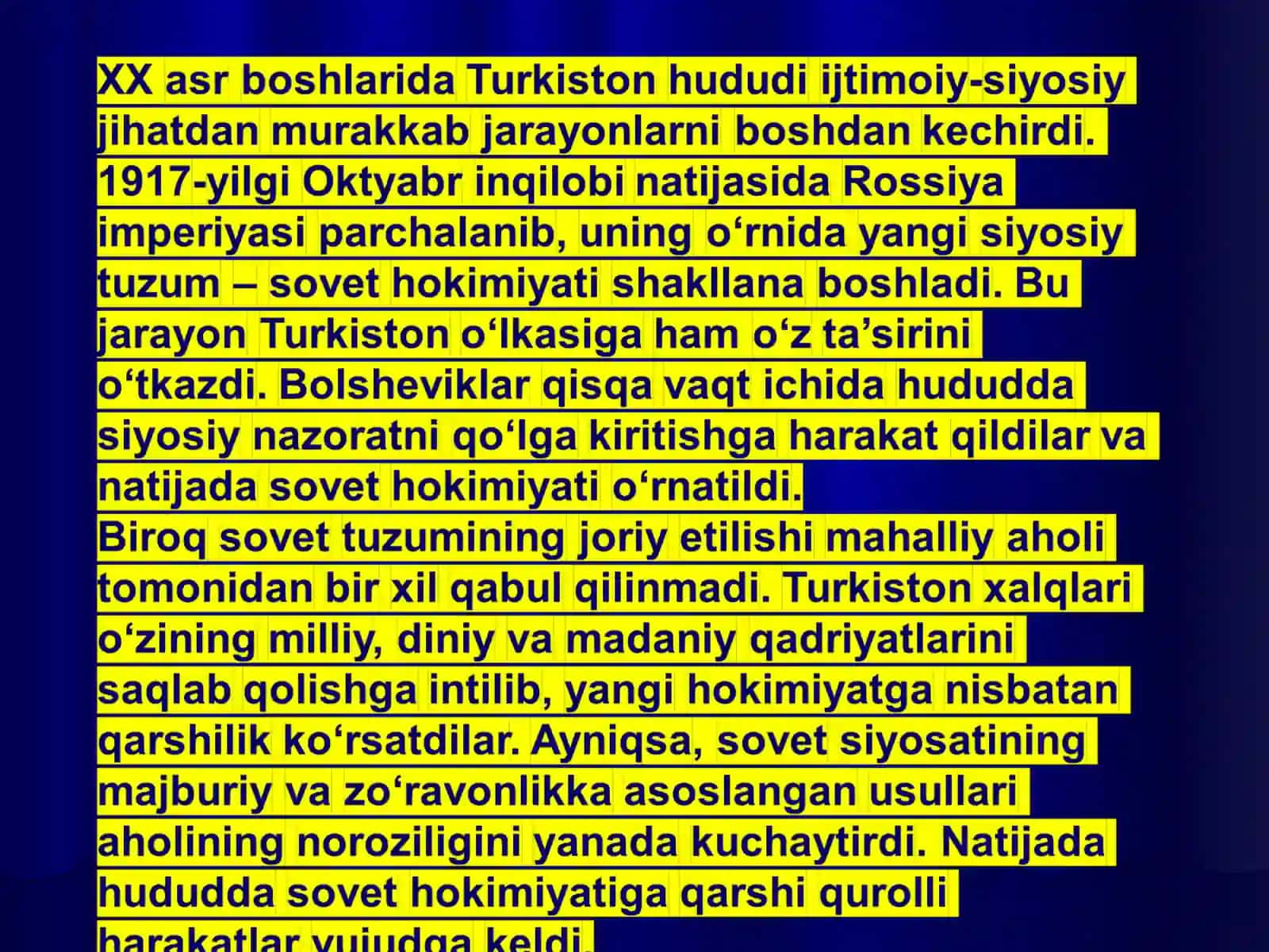 Turkistonda sovet hokimiyatga qarshi qurolli harakat 3