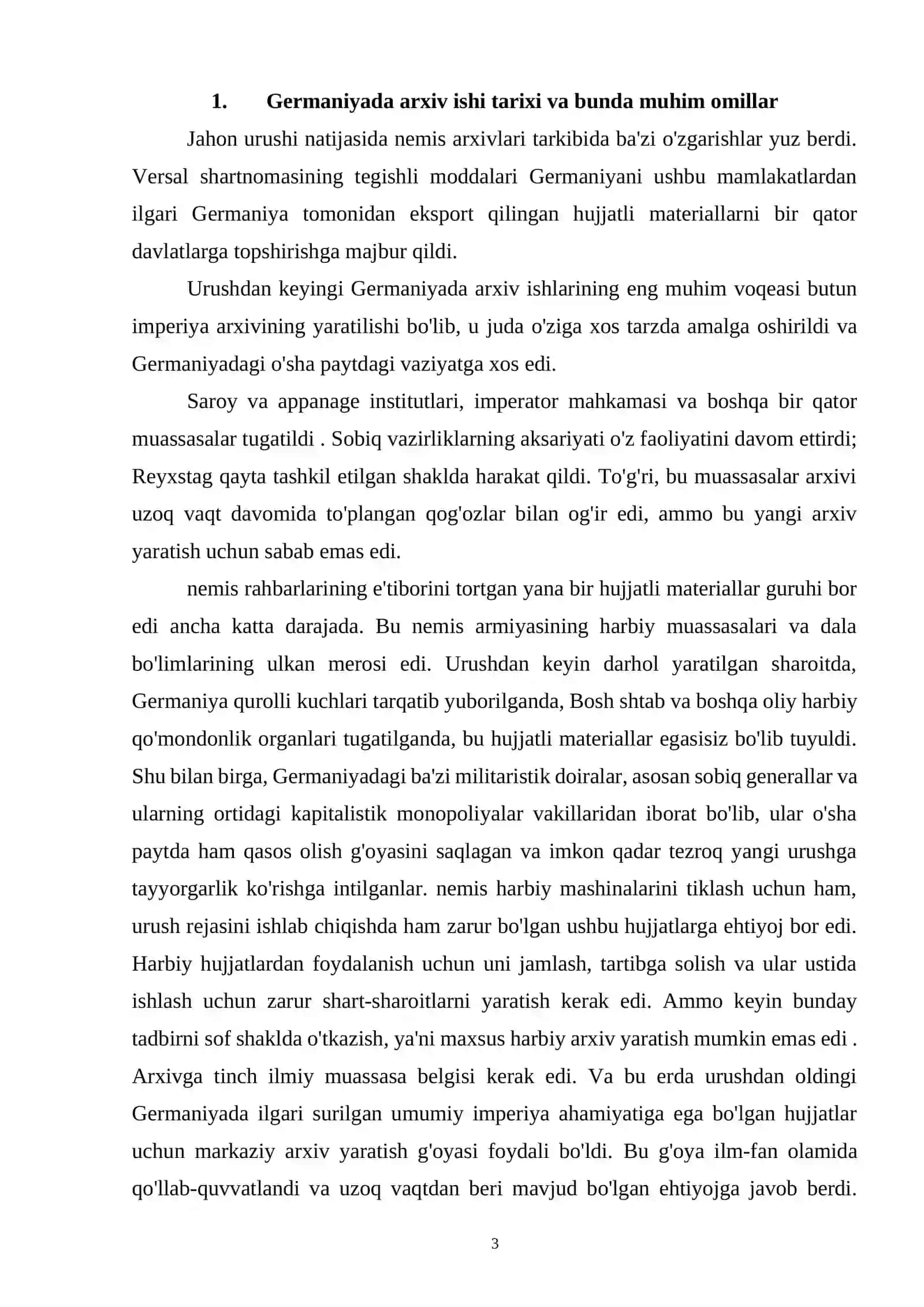 GERMANIYADA ARXIV ISHI 3